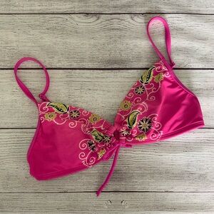 Athleta Pink Bikini Top Size XS